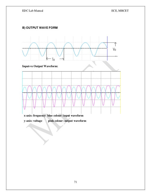 common collector amplifier lab manual