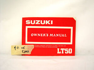 2003 suzuki lt50 owners manual