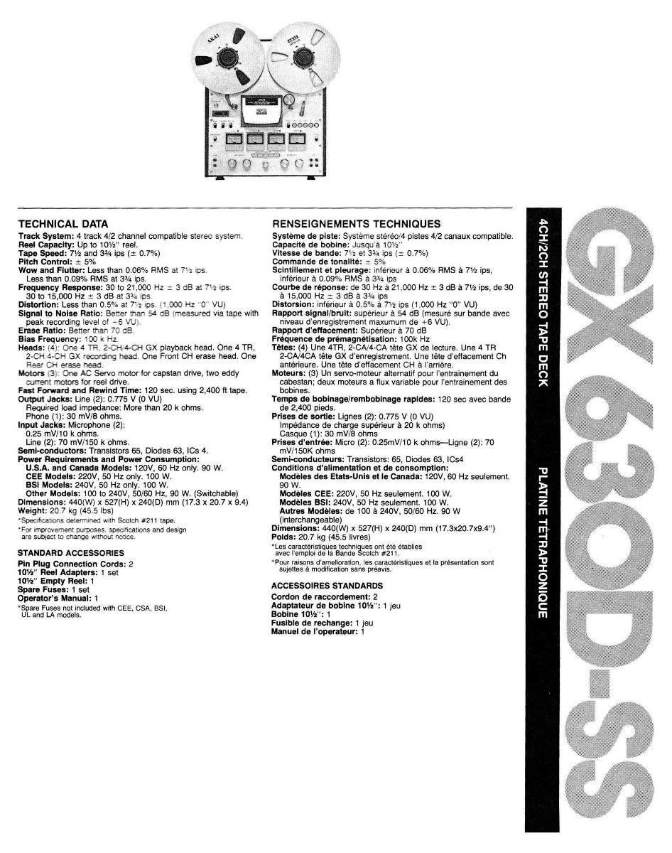 akai gx-630d-ss manual