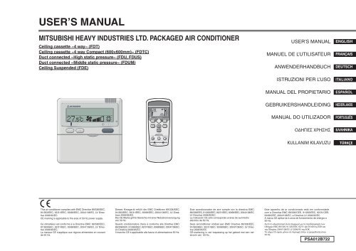 mitsubishi heavy industries srk50zsa-w user manual