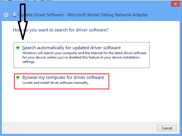search for a network manually windows 8